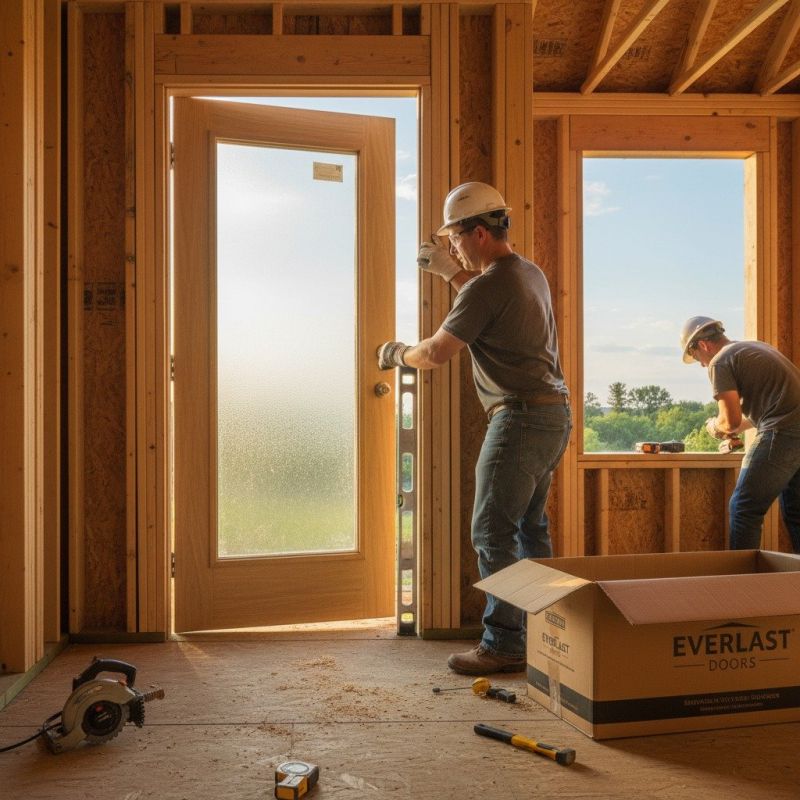 Double Entry Door Installation